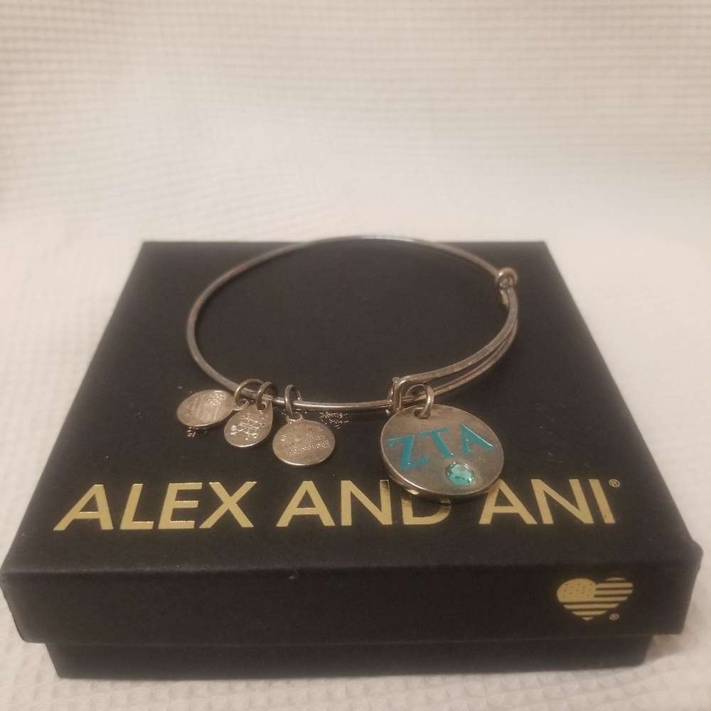 Alex and Ani ZTA Bracelet - Picture 5 of 8
